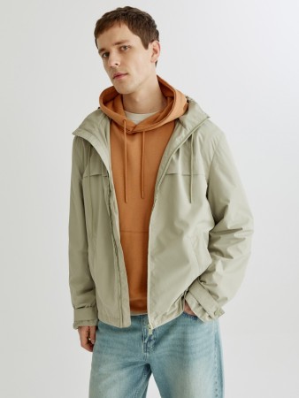 легкая ветровка со съемным капюшоном - мужская одежда, обувь и аксессуары дешевая 