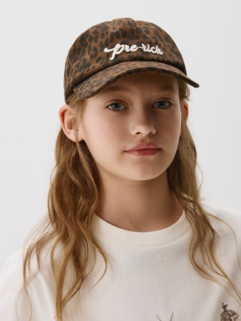 леопардовая бейсболка для девочек - бейсболки и кепки с вышивкой 