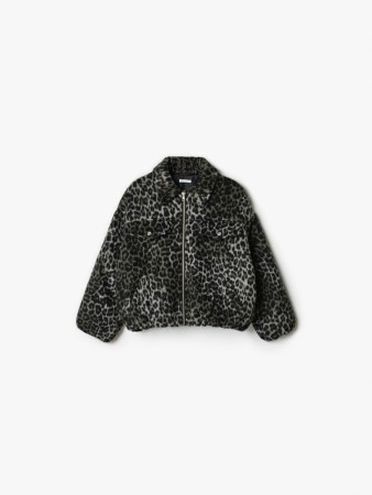 леопардовая куртка из пальтовой ткани для девочек - детская одежда, обувь и аксессуары для всех возрастов синтепоновая 