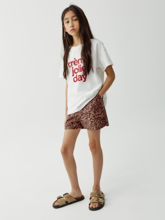 леопардовые шорты для девочек фотография