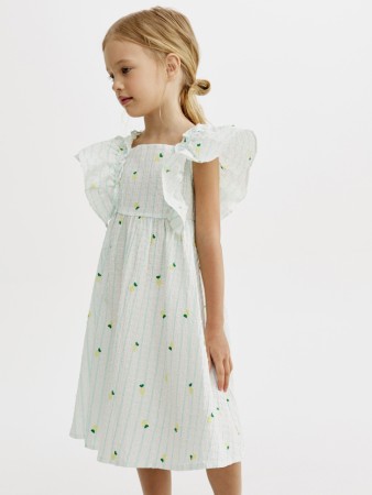 летнее платье из фактурного хлопка для девочек - детская одежда, обувь и аксессуары для всех возрастов