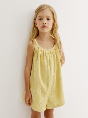 летний махровый комбинезон для девочек - детская одежда российская 