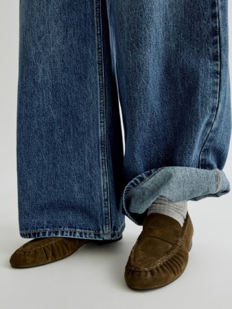 лоферы из натуральной замши - женская одежда, обувь и аксессуары sela 