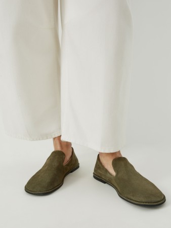 лоферы из натуральной замши - женская одежда, обувь и аксессуары замшевая 