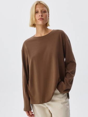 лонгслив anna oversize fit - женские лонгсливы дешевые 