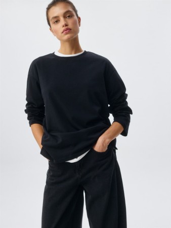 лонгслив anna oversize fit - женские лонгсливы недорогие 