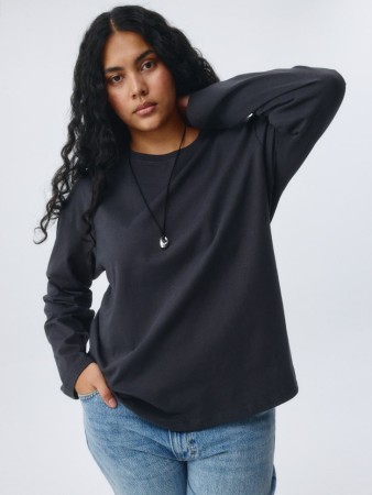 лонгслив anna oversize fit - женские лонгсливы недорогие 