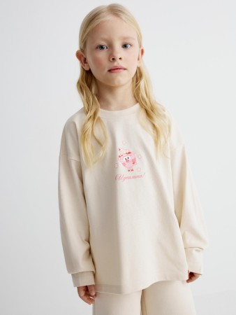 лонгслив для девочек с принтом  x смешарики фотография