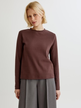 лонгслив из интерлока - женские лонгсливы женские 