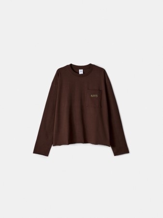 лонгслив оверсайз с вышивкой фотография