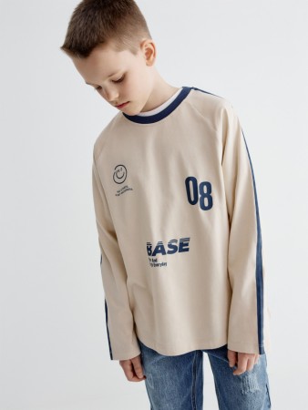 лонгслив оверсайз в гоночном стиле детский фотография