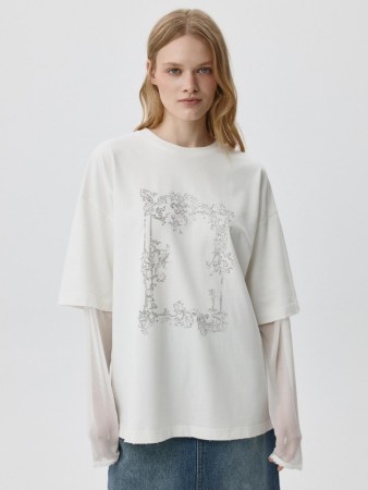 лонгслив с двойным рукавом - лонгсливы оверсайз 