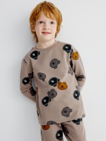 лонгслив с начесом для мальчиков - детские лонгсливы для мальчиков 