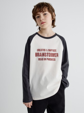 лонгслив с принтом детский фотография