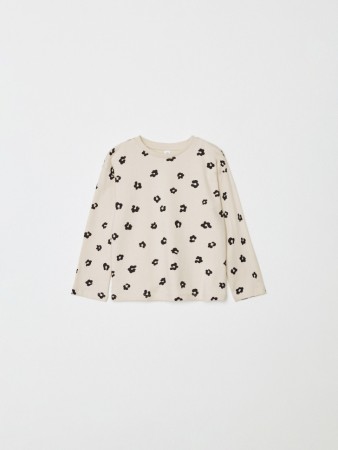 лонгслив с принтом для девочек - детская одежда, обувь и аксессуары для всех возрастов