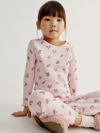 лонгслив с принтом для девочек фотография