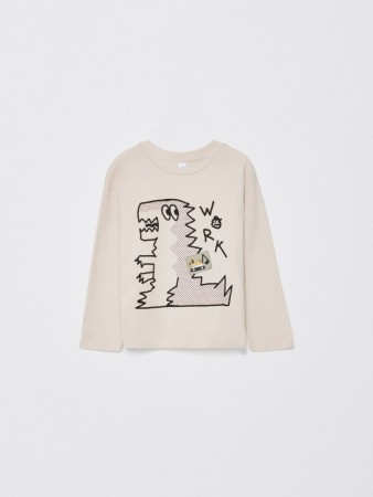 лонгслив с принтом для мальчиков - детская одежда, обувь и аксессуары для всех возрастов длинная 