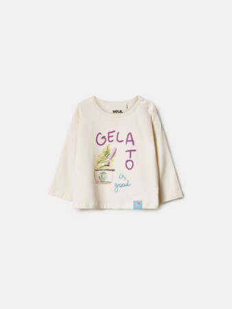 лонгслив с принтом для малышей - детские лонгсливы для малышей 