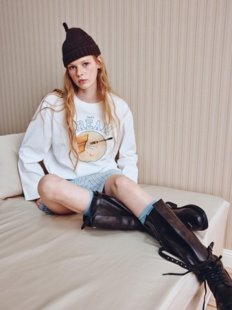 лонгслив с принтом из линейки  young - детская одежда премиальная 