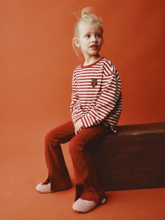 лонгслив с вышивкой для девочек из коллекции  x союзмультфильм - детские лонгсливы для девочек 