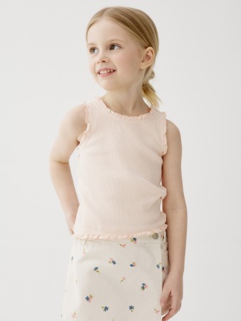 майка с оборками для девочек - детская одежда для детей 