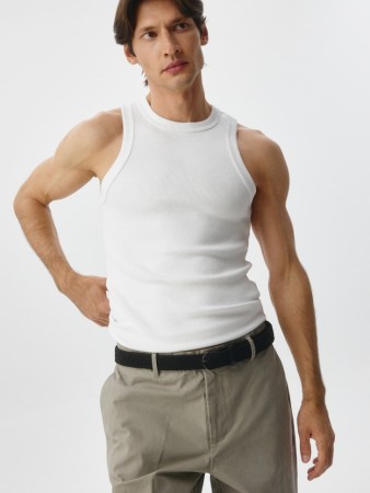 майка в рубчик фотография