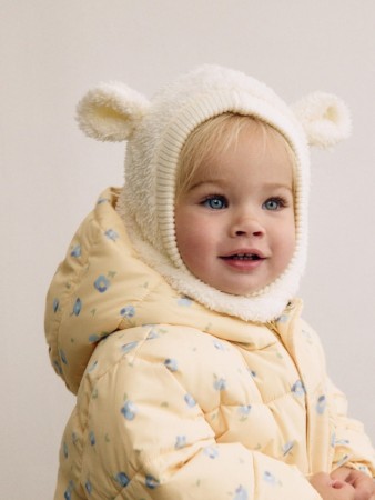 меховая шапка-шлем для малышей - одежда, обувь и аксессуары для малышей однотонные 