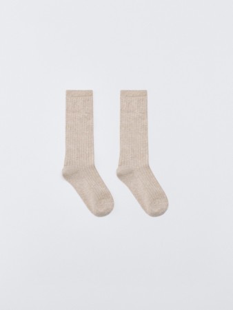 меланжевые длинные носки - женские носки длинные 