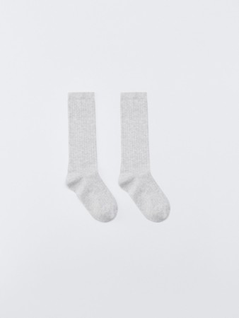 меланжевые длинные носки - женские носки длинные 