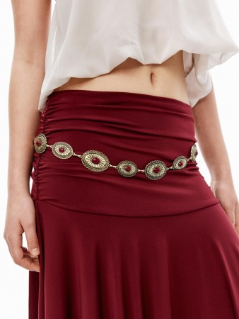 металлический пояс с камнями из линейки  young - офферы