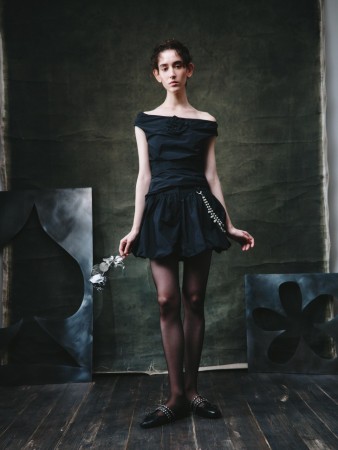 мини шорты-баллон из линейки  young фотография