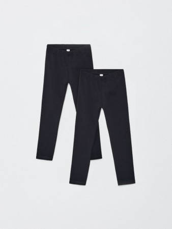 набор базовых леггинсов для девочек, 2 шт. фотография