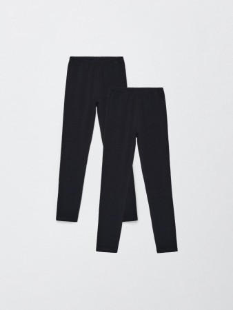 набор базовых леггинсов для девочек, 2 шт. фотография