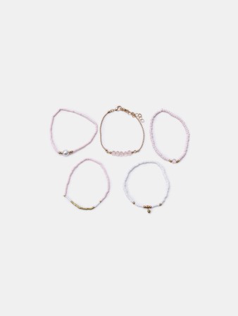 набор браслетов из бисера для девочек - ювелирные украшения