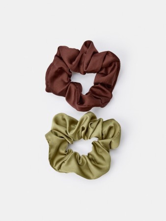 набор из 2 атласный резинок для волос - аксессуары дешевые 