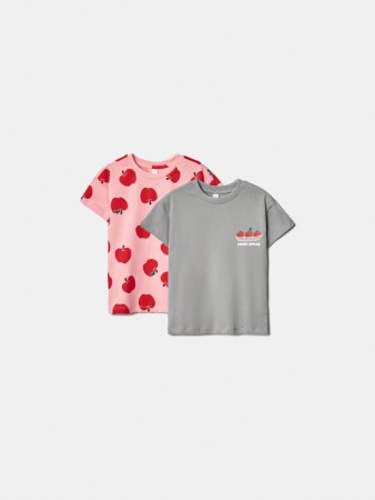 набор из 2 футболок для девочек - детские футболки и поло