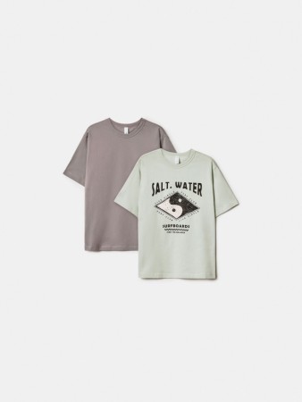 набор из 2 футболок для мальчиков - детская одежда российская 