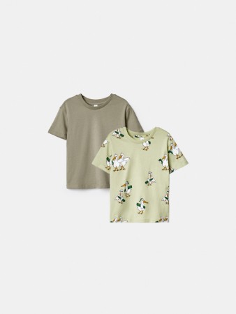 набор из 2 футболок для мальчиков - детские футболки с принтом 