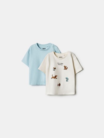 набор из 2 футболок для малышей - детская одежда, обувь и аксессуары для всех возрастов на кнопках 