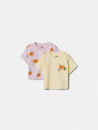 набор из 2 футболок для малышей - детская одежда российская 