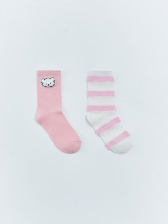 набор из 2 пар гольфов для девочек - детская одежда, обувь и аксессуары мультиколор 