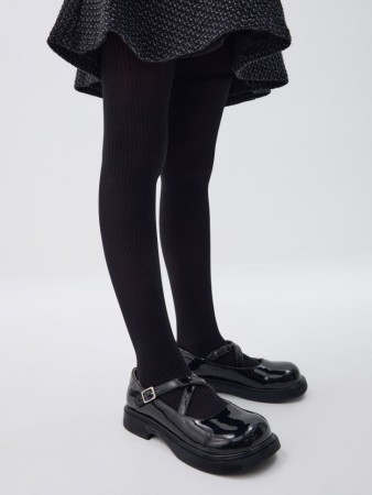 набор из 2 пар колготок в рубчик для девочек - детские колготки