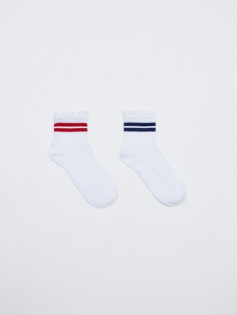 набор из 2 пар носков для девочек - детская одежда, обувь и аксессуары для всех возрастов в полоску 