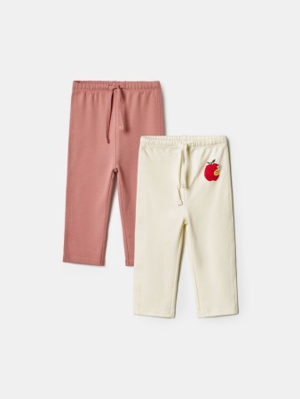 набор из 2 трикотажных брюк для малышей - детская одежда, обувь и аксессуары для всех возрастов с поясом 