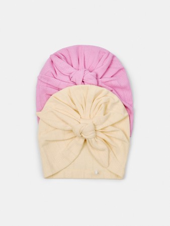 набор из 2 трикотажных шапок с узелком для малышей - детская одежда, обувь и аксессуары для всех возрастов для малышей 