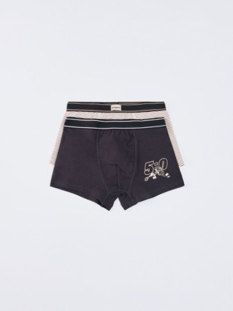 набор из 2 трусов-боксеров для мальчиков  x союзмультфильм - детская одежда эластичная 