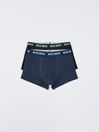 набор из 2 трусов-боксеров для мальчиков - детская одежда, обувь и аксессуары жаккардовая 