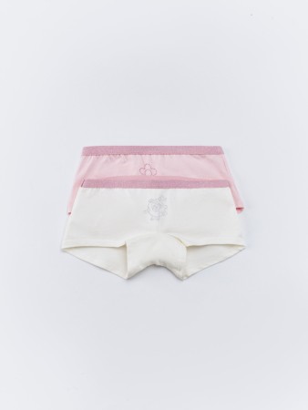 набор из 2 трусов-шортиков для девочек  x смешарики - детская одежда российская 