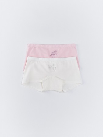 набор из 2 трусов-шортиков для девочек  x смешарики - детская одежда, обувь и аксессуары широкая 