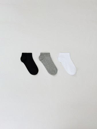 набор из 3 пар коротких носков - носки, чулки и колготки короткие 